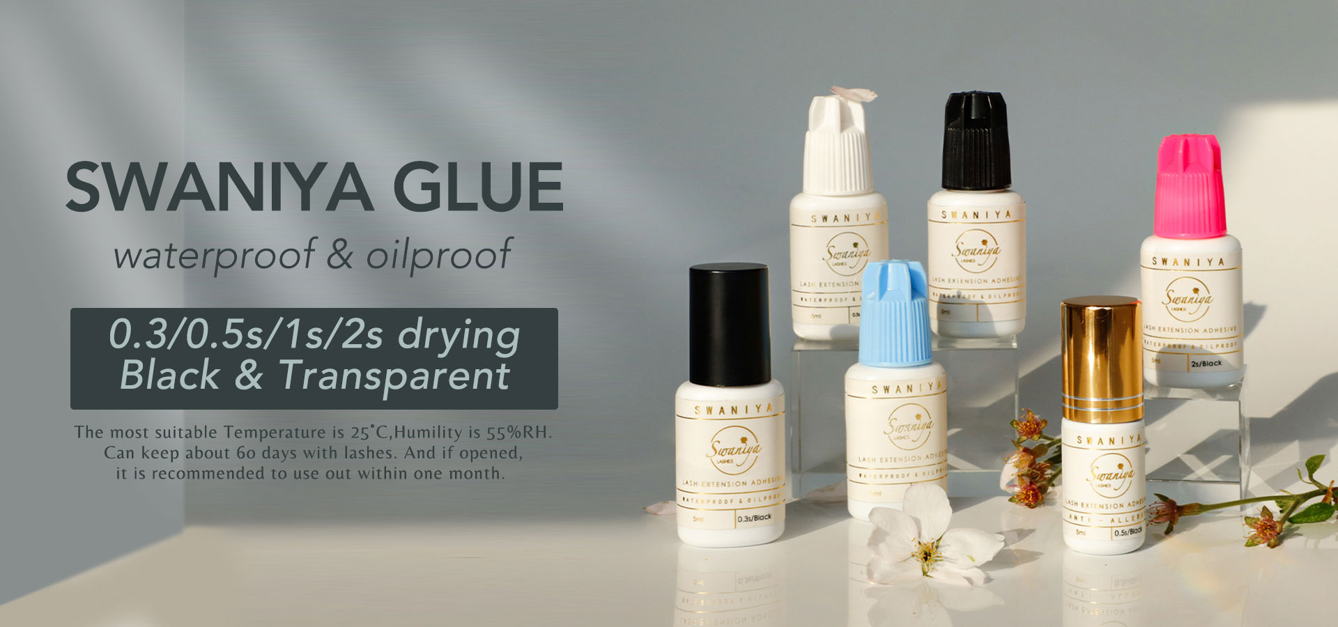 Monarcha Glue Lash na Síne